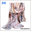 Wholesale Fashionable Stock 100 Pure Silk Scarves